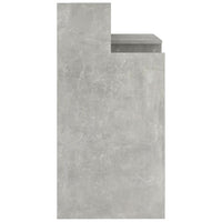 Scrivania Luci LED Grigio Cemento 97x90x45 cm Legno Multistrato cod mxl 77539