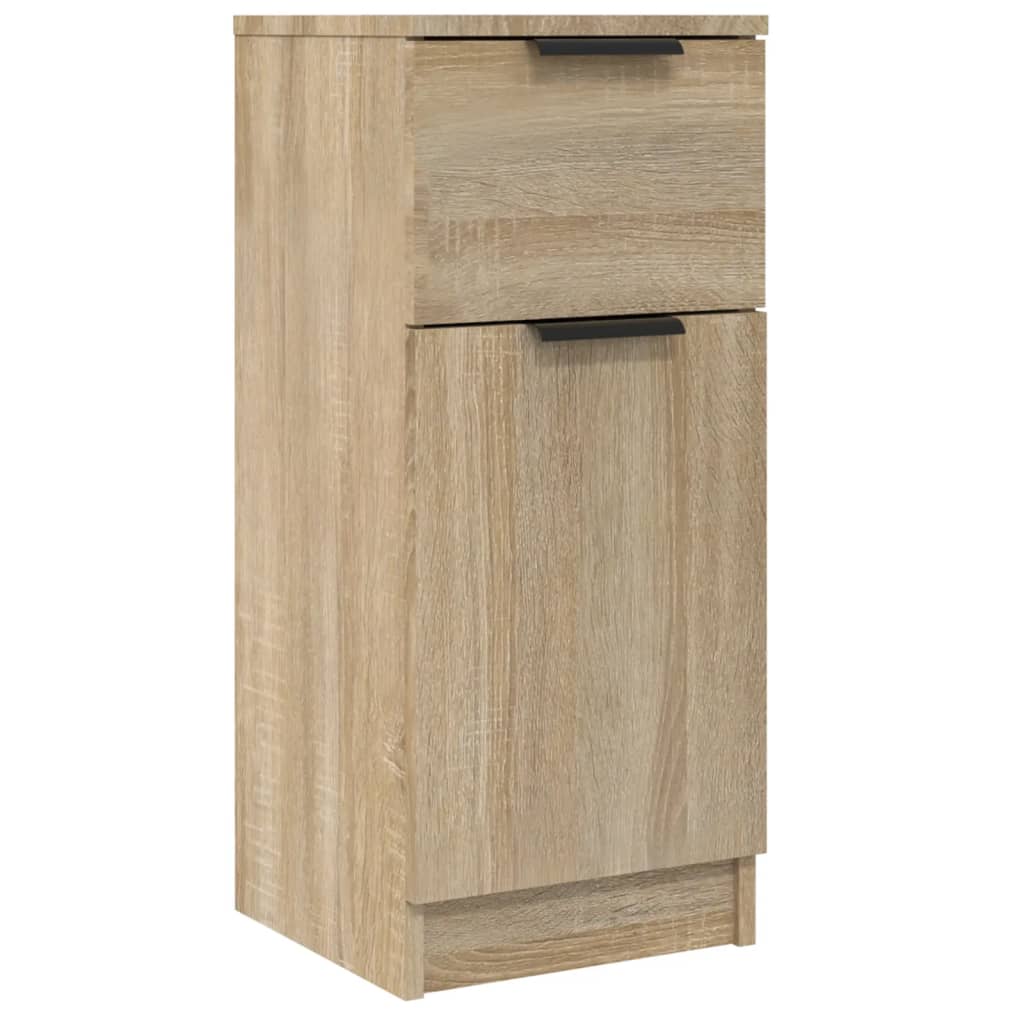 Credenza Rovere Sonoma 30x30x70 cm in Legno Multistrato