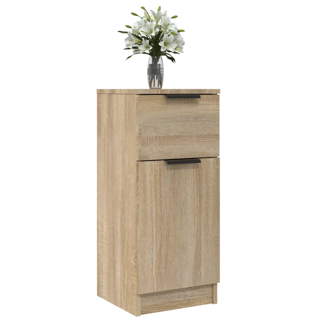 Credenza Rovere Sonoma 30x30x70 cm in Legno Multistrato