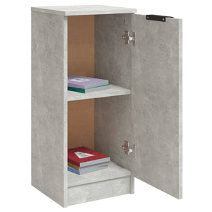 Credenza Grigio Cemento 30x30x70 cm in Legno Multistrato 811141