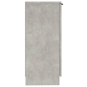 Credenze 2 pz Grigio Cemento 30x30x70 cm in Legno Multistrato cod mxl 14865