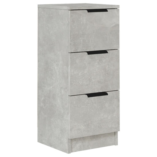 Credenza Grigio Cemento 30x30x70 cm in Legno Multistrato cod mxl 18438