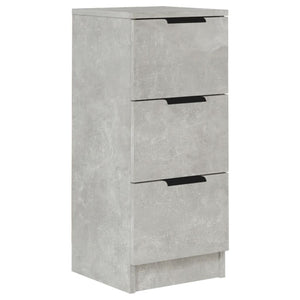 Credenza Grigio Cemento 30x30x70 cm in Legno Multistrato 811159