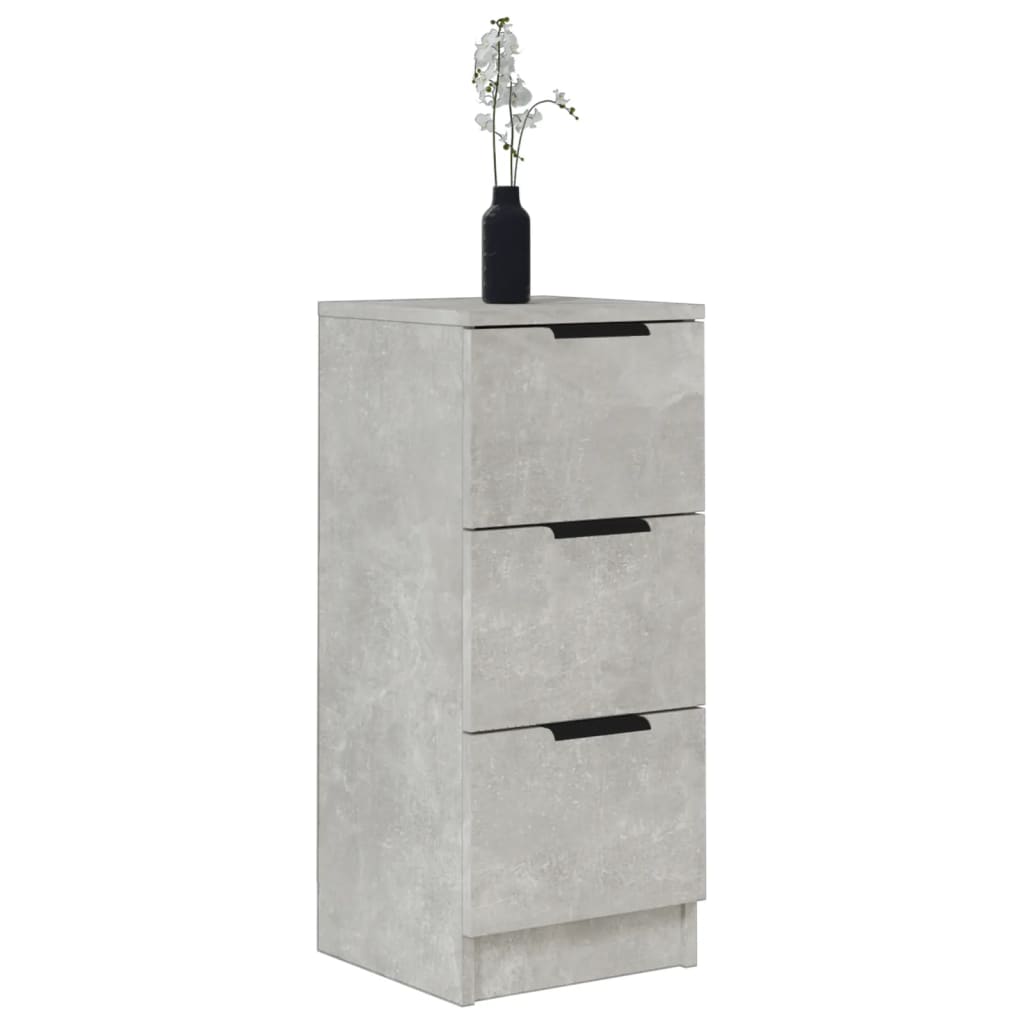 Credenza Grigio Cemento 30x30x70 cm in Legno Multistrato cod mxl 18438