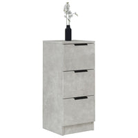 Credenza Grigio Cemento 30x30x70 cm in Legno Multistrato 811159