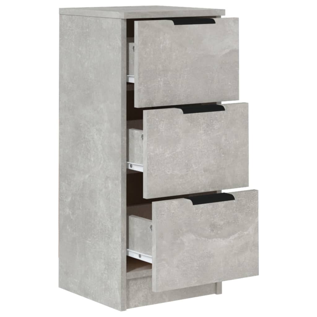 Credenza Grigio Cemento 30x30x70 cm in Legno Multistrato 811159