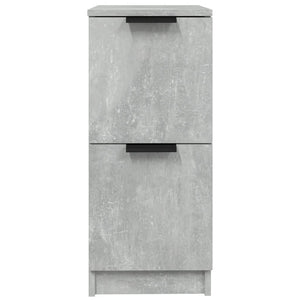 Credenze 2 pz Grigio Cemento 30x30x70 cm in Legno Multistrato cod mxl 12477