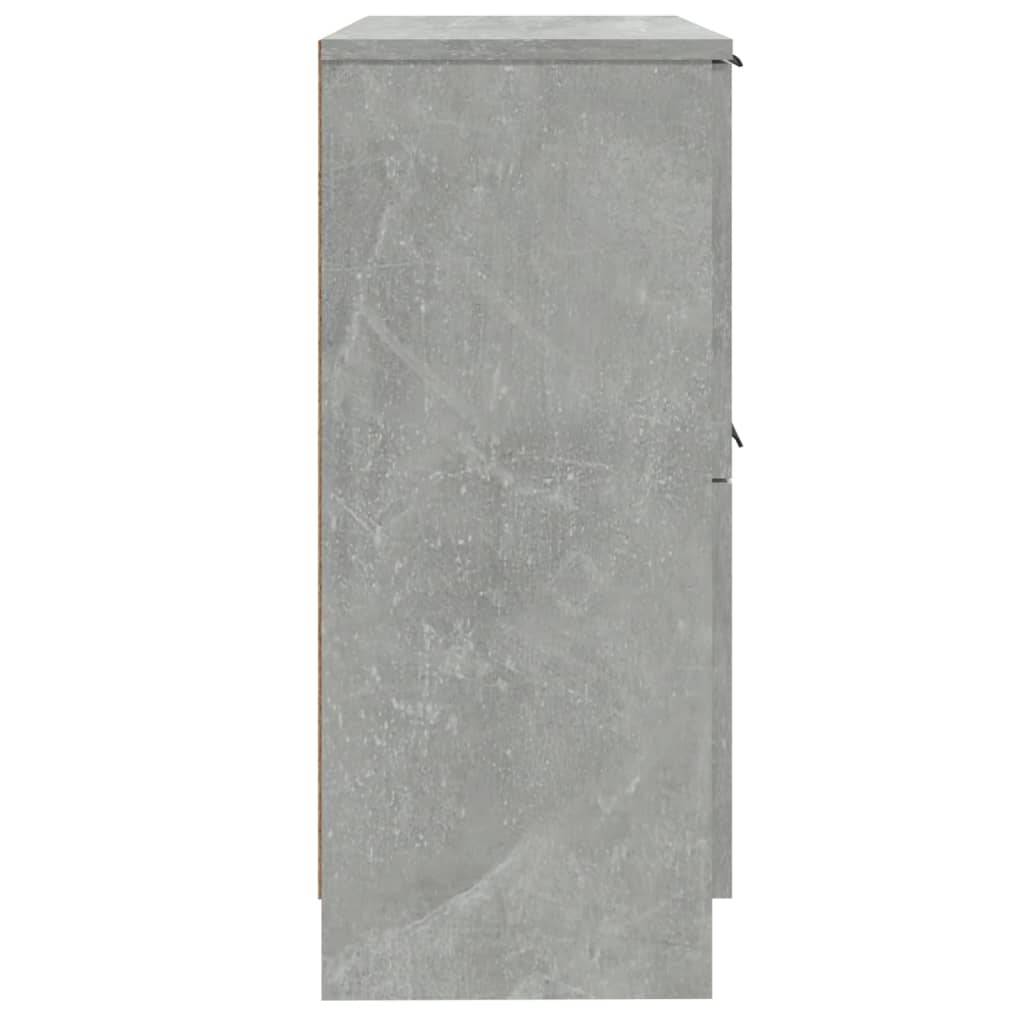 Credenze 2 pz Grigio Cemento 30x30x70 cm in Legno Multistrato cod mxl 12477