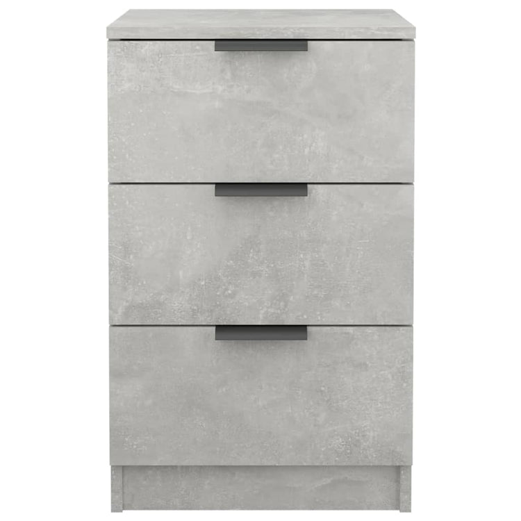 Comodino Grigio Cemento 40x36x65 cm cod mxl 41703