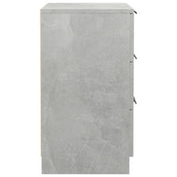 Comodino Grigio Cemento 40x36x65 cm cod mxl 41703