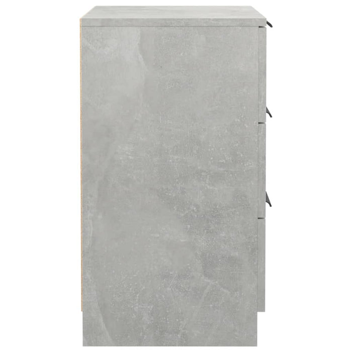 Comodini 2 pz Grigio Cemento 40x36x65 cm cod mxl 49020