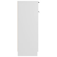 Armadio da Bagno Bianco 32x34x90 cm in Legno Multistrato 811286