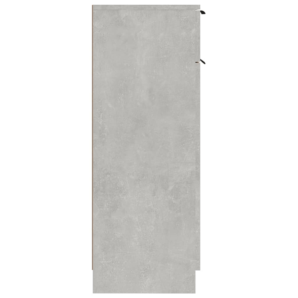 Armadio da Bagno Grigio Cemento 32x34x90cm in Legno Multistrato cod mxl 43171