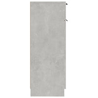 Armadio da Bagno Grigio Cemento 32x34x90cm in Legno Multistrato cod mxl 43171