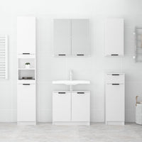 Mobile da Bagno a Parete Bianco 32x20x67 cm cod mxl 67788