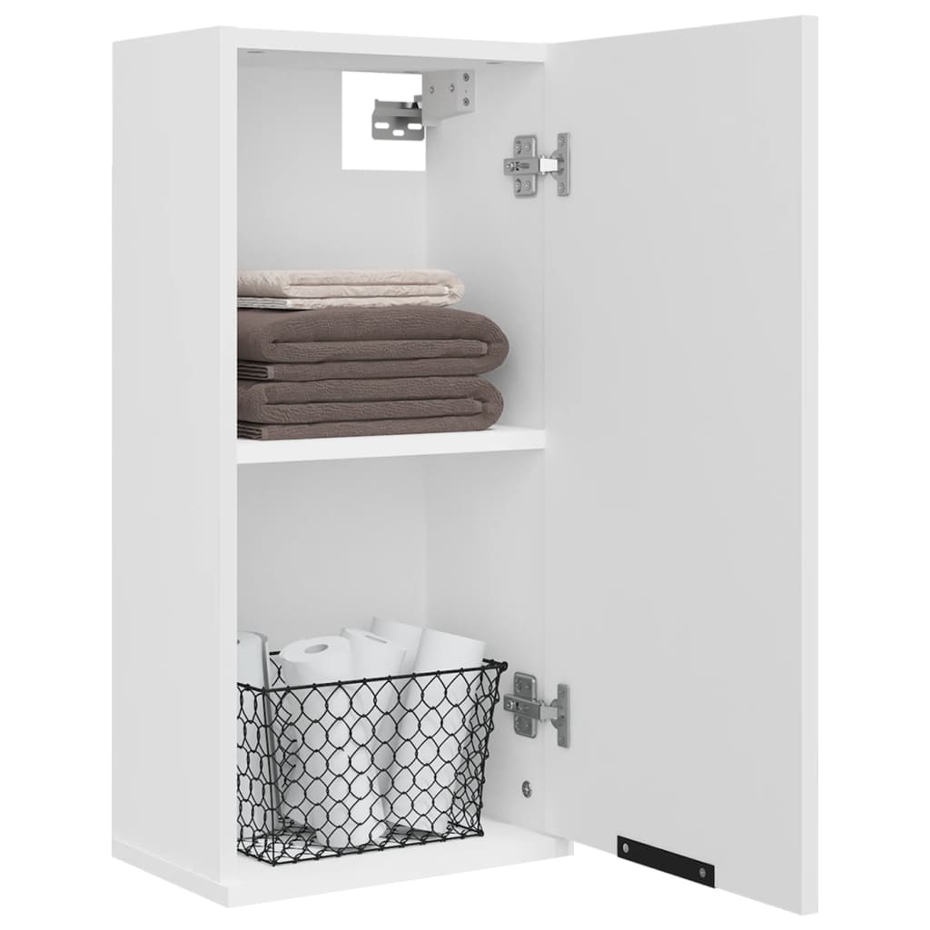 Mobile da Bagno a Parete Bianco 32x20x67 cm cod mxl 67788