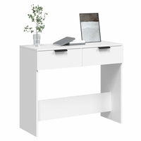 Tavolino da Salotto Bianco 90x36x75 cm in Legno Multistrato 811331