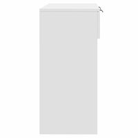 Tavolino da Salotto Bianco 90x36x75 cm in Legno Multistrato 811331