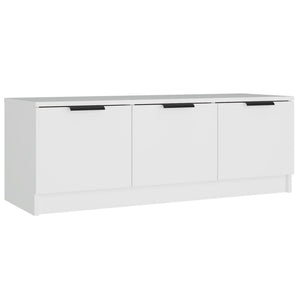 Mobile Porta TV Bianco 102x35x36,5 cm in Legno Multistrato 811358