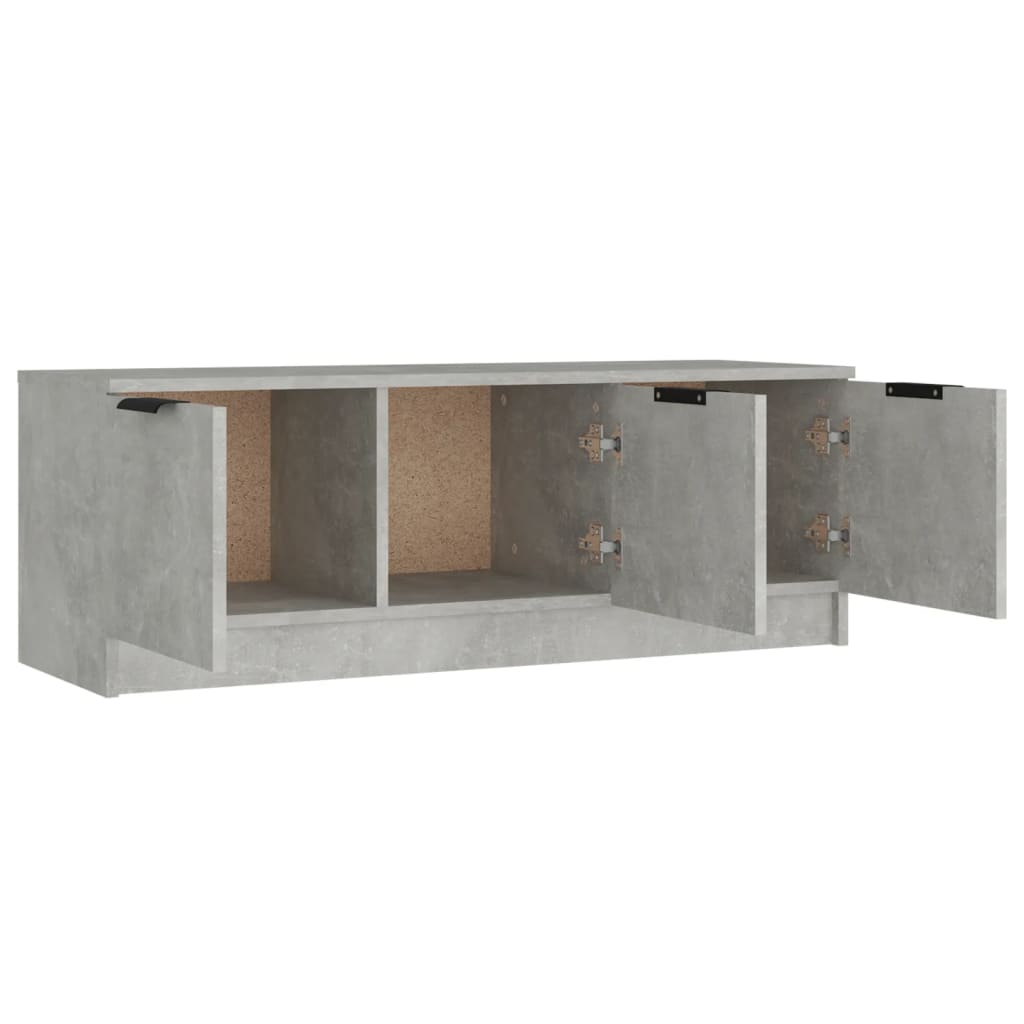 Mobile Porta TV Grigio Cemento 102x35x36,5 cm Legno Multistrato cod mxl 33914