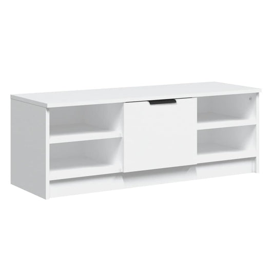 Mobile Porta TV Bianco 102x35,5x36,5 cm in Legno Multistrato cod mxl 16962