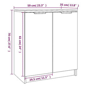 Scarpiera Bianca 59x35x70 cm in Legno Multistrato cod mxl 53346