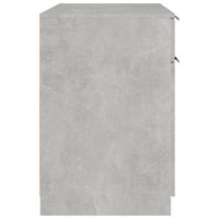 Scrivania Grigio Cemento 100x50x75 cm in Legno Multistrato cod mxl 72353