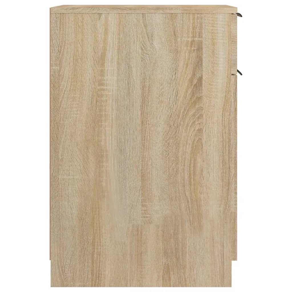 Armadietto da Scrivania Rovere Sonoma 33,5x50x75 cm Legno cod mxl 47499