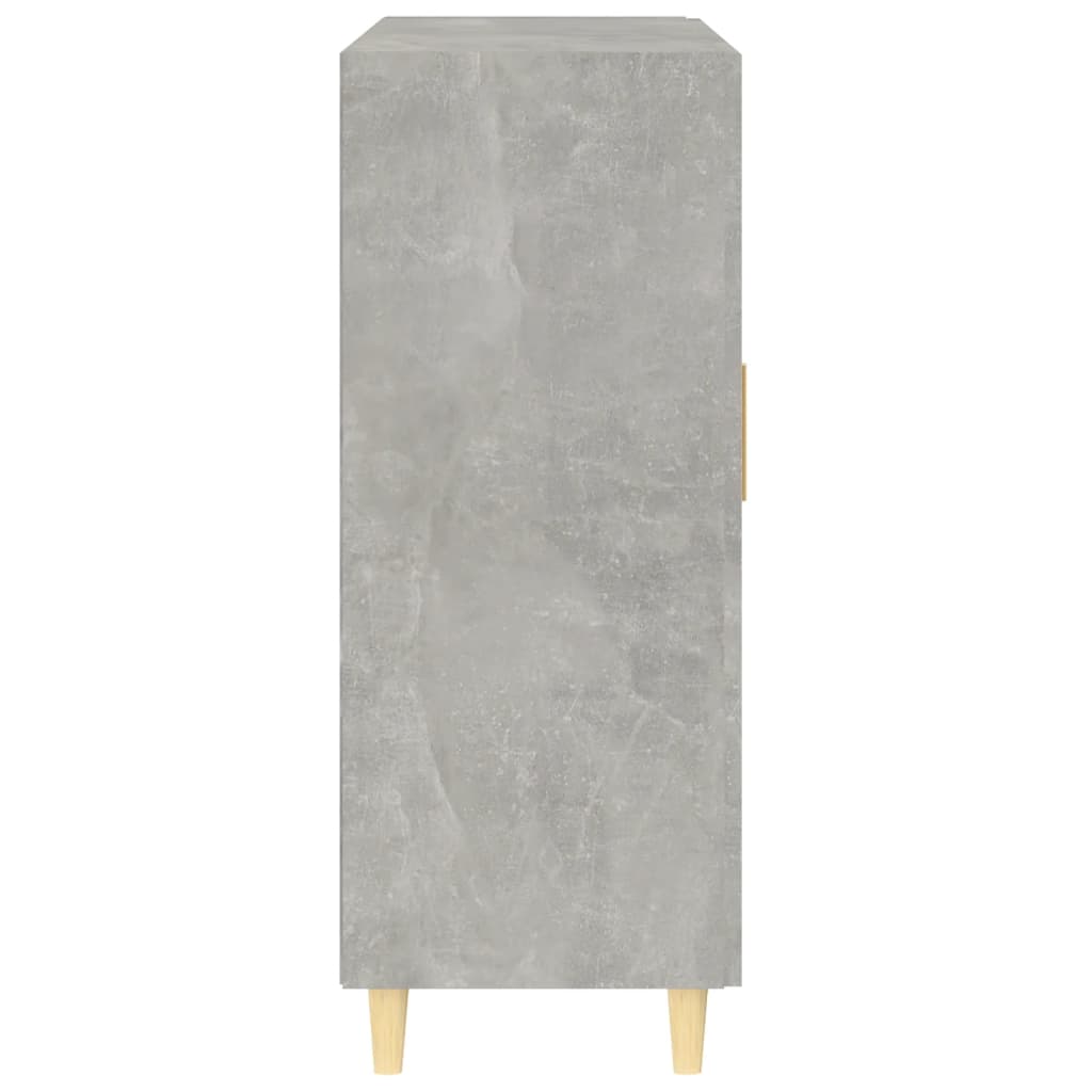 Credenza Grigio Cemento 69,5x34x90 cm in Legno Multistrato cod mxl 5799