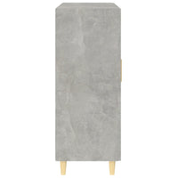 Credenza Grigio Cemento 69,5x34x90 cm in Legno Multistrato cod mxl 5799