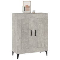 Credenza Grigio Cemento 69,5x34x90 cm in Legno Multistrato cod mxl 14844