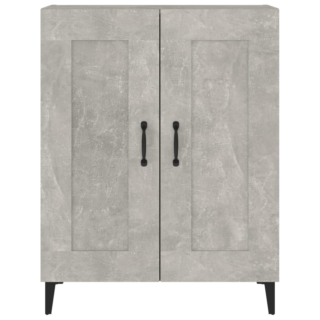 Credenza Grigio Cemento 69,5x34x90 cm in Legno Multistrato cod mxl 14844