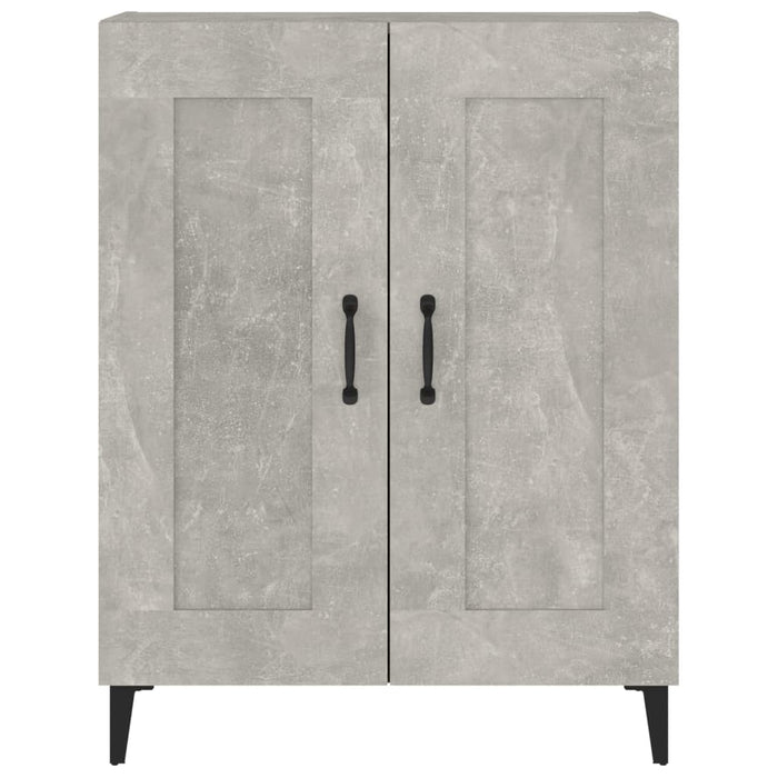 Credenza Grigio Cemento 69,5x34x90 cm in Legno Multistrato cod mxl 14844