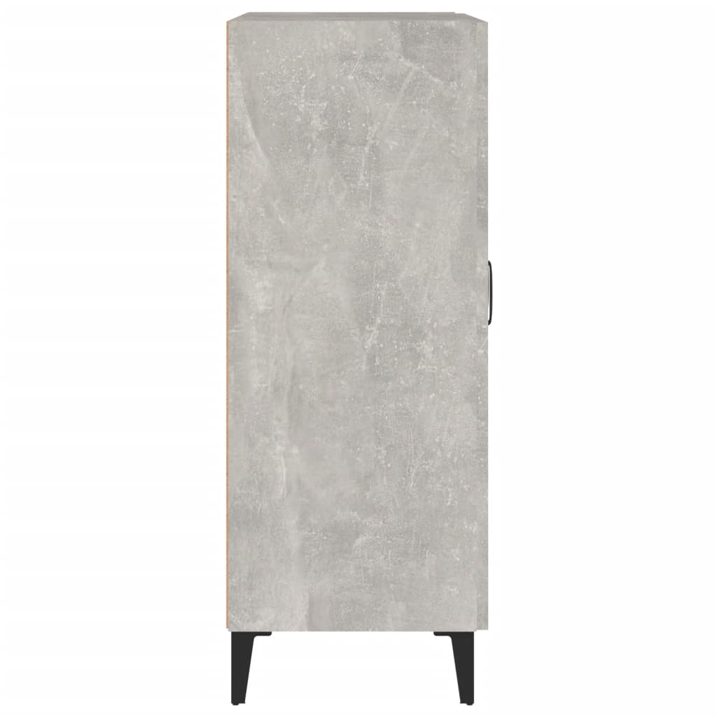 Credenza Grigio Cemento 69,5x34x90 cm in Legno Multistrato cod mxl 14844