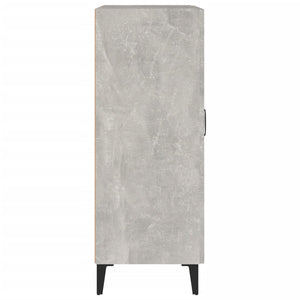 Credenza Grigio Cemento 69,5x34x90 cm in Legno Multistrato cod mxl 14844