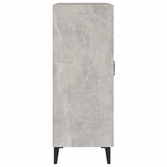 Credenza Grigio Cemento 69,5x34x90 cm in Legno Multistrato cod mxl 14844