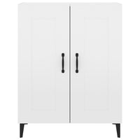 Credenza 69,5x34x90 cm in Legno Multistrato Bianco Lucido 812147