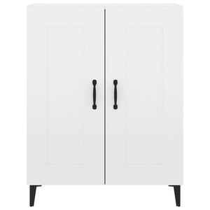 Credenza 69,5x34x90 cm in Legno Multistrato Bianco Lucido 812147