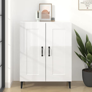 Credenza 69,5x34x90 cm in Legno Multistrato Bianco Lucido 812147