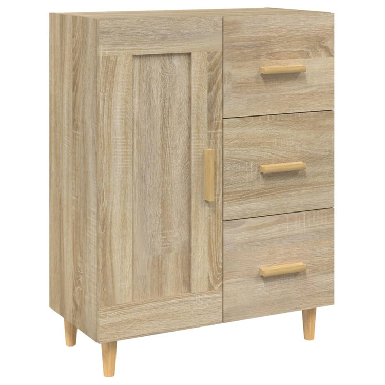 Credenza Rovere Sonoma 69,5x34x90 cm in Legno Multistrato cod mxl 5965