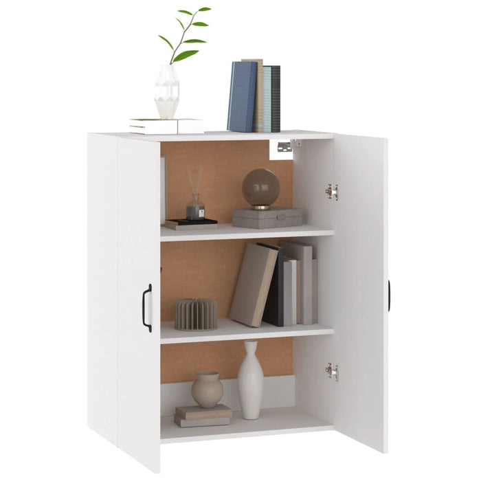 Mobile Pensile Bianco 69,5x34x90 cm in Legno Multistrato cod mxl 41297