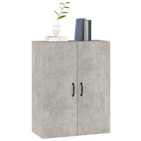 Mobile Pensile Grigio Cemento 69,5x34x90cm in Legno Multistrato 812271