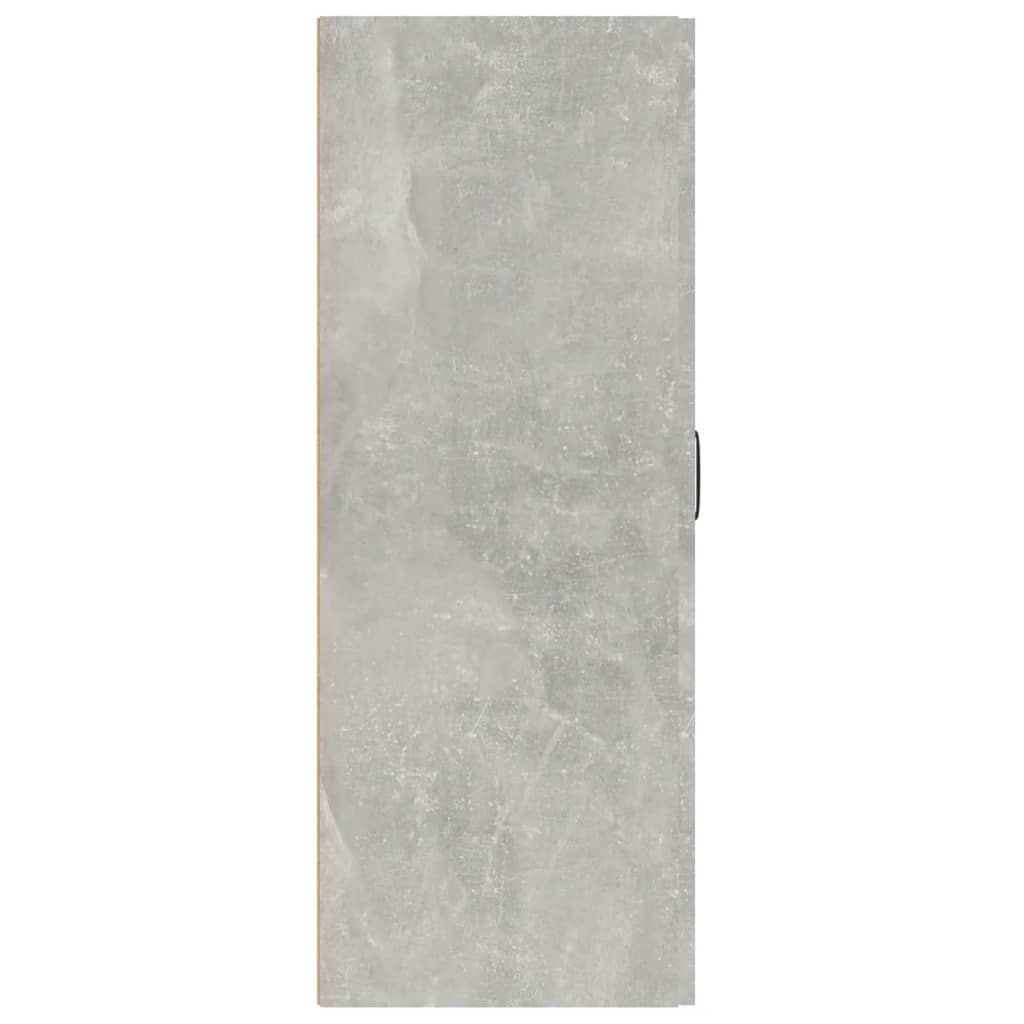 Mobile Pensile Grigio Cemento 69,5x34x90cm in Legno Multistrato 812271