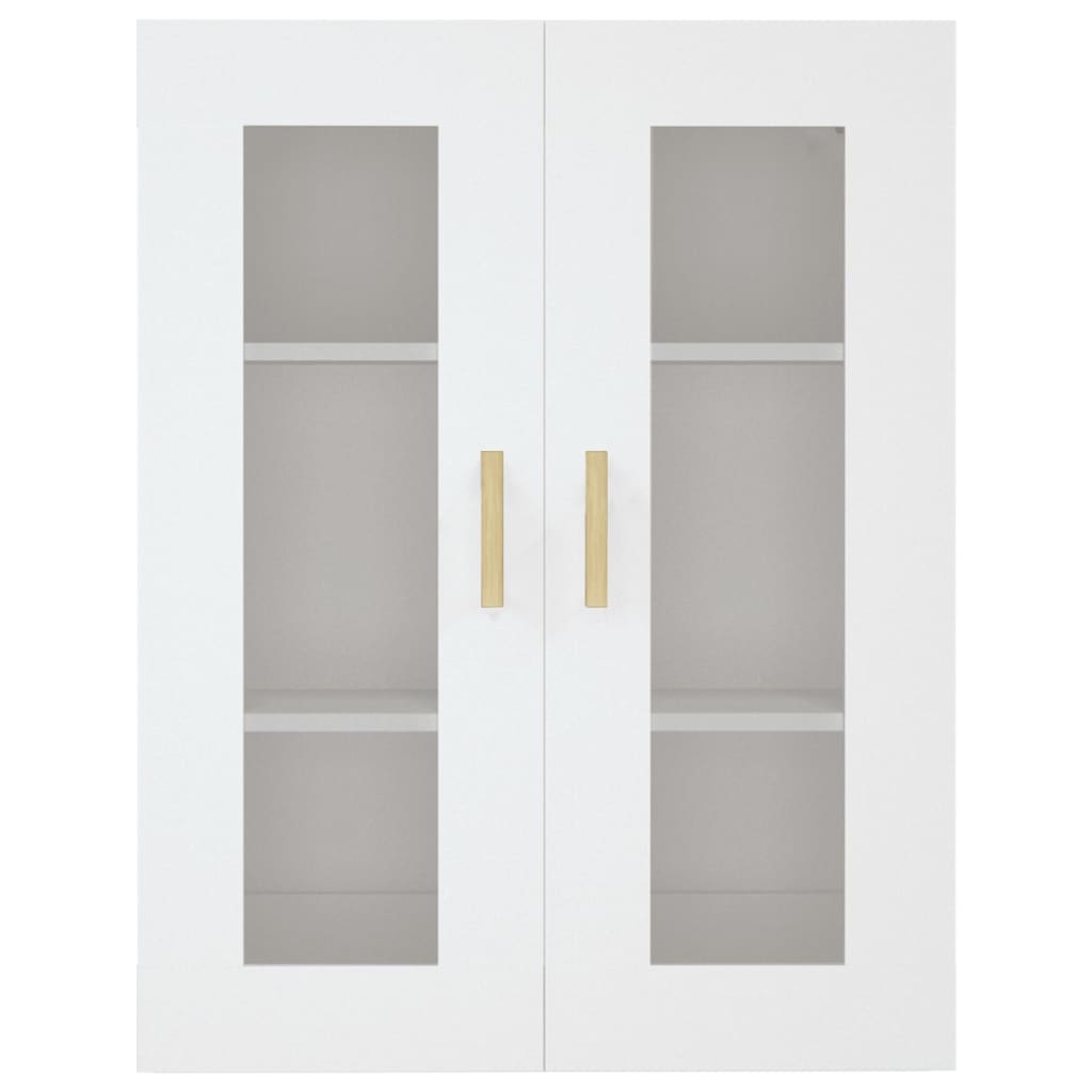 Armadietto Pensile a Parete Bianco 69,5x34x90 cm cod mxl 7505