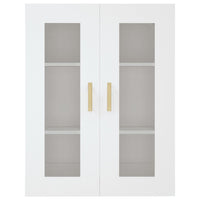 Armadietto Pensile a Parete Bianco 69,5x34x90 cm cod mxl 7505