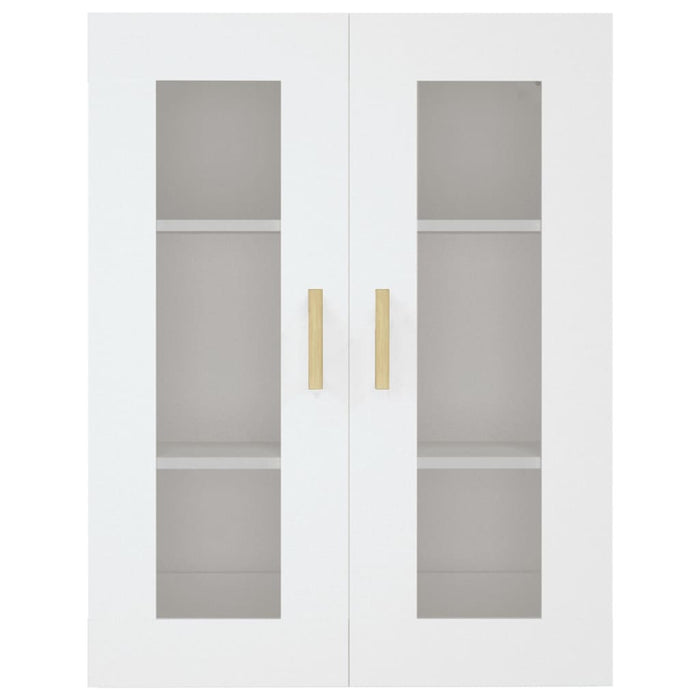 Armadietto Pensile a Parete Bianco 69,5x34x90 cm cod mxl 7505