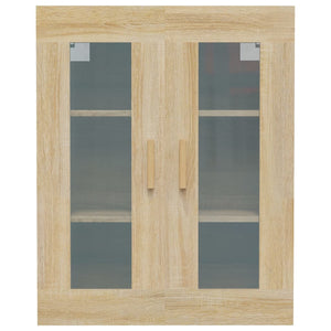 Armadietto Pensile a Parete Rovere Sonoma 69,5x34x90 cm cod mxl 22637