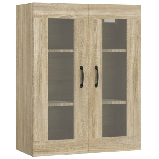 Armadietto Pensile a Parete Rovere Sonoma 69,5x34x90 cm cod mxl 11547