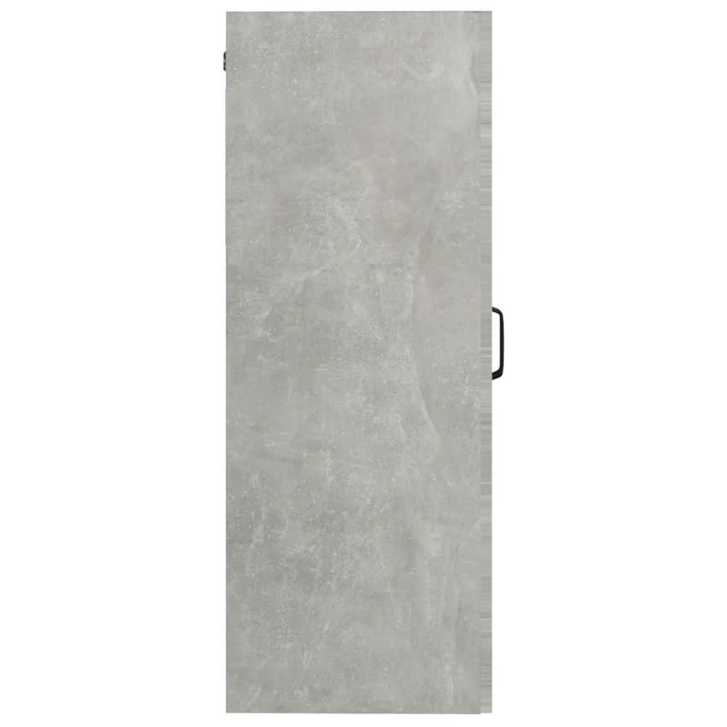 Armadietto Pensile a Parete Grigio Cemento 69,5x34x90 cm cod mxl 65656