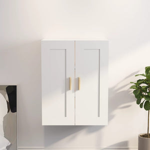 Mobile a Parete Bianco 69,5x32,5x90 cm in Legno Multistrato cod mxl 41906